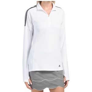 NEW! Adidas Golf Half Zip High Neck Long Sleeve Pullover Size Large